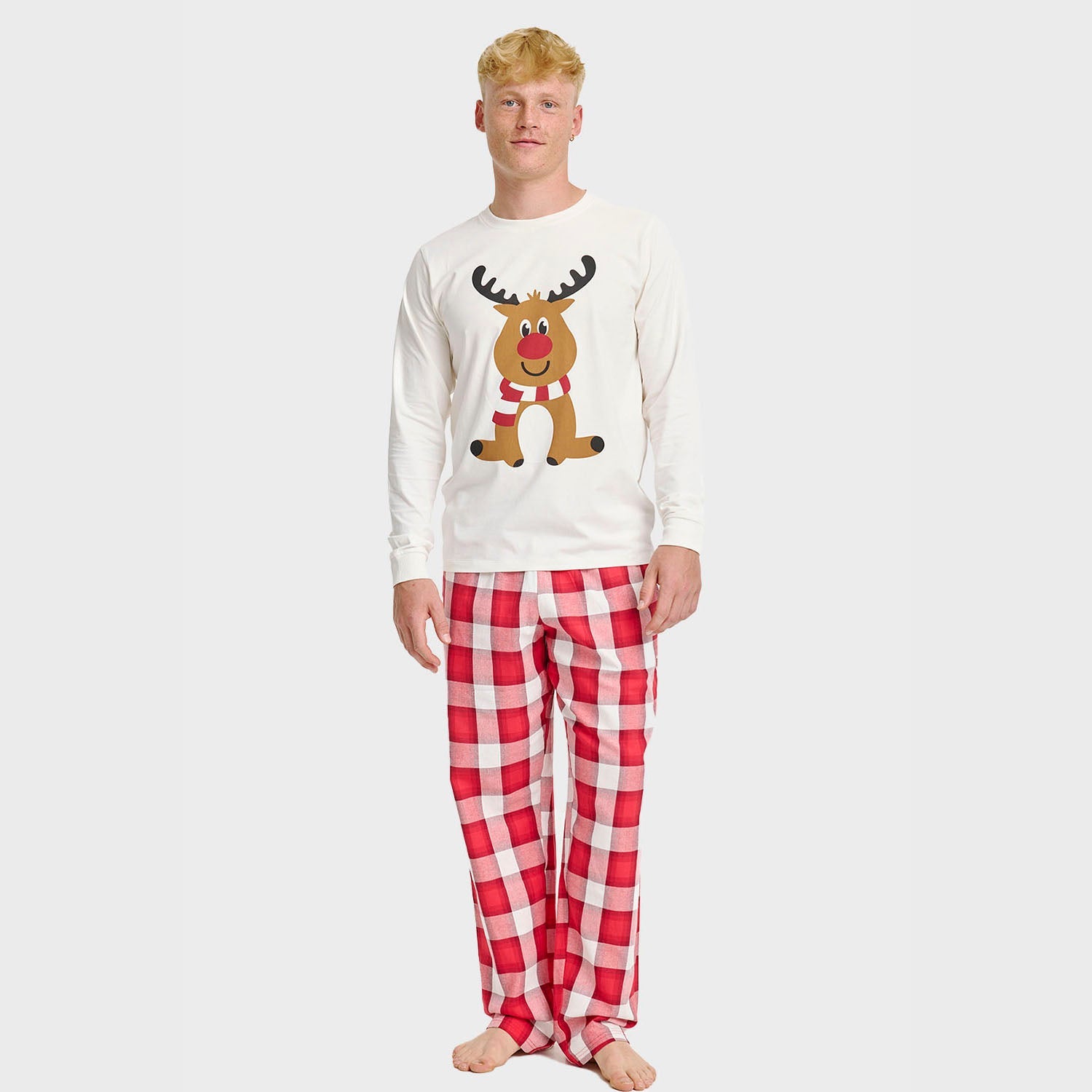 Flanell julbyxor – Herr